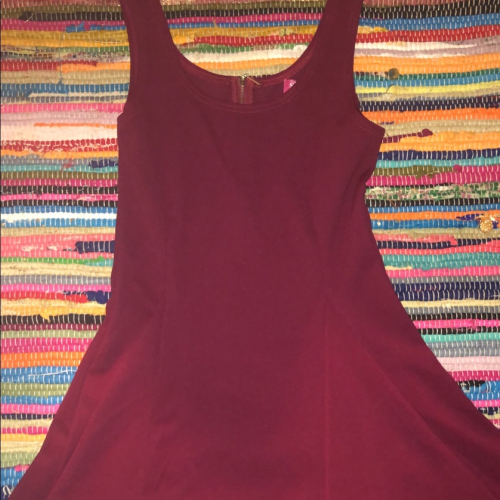 Maroon dress
